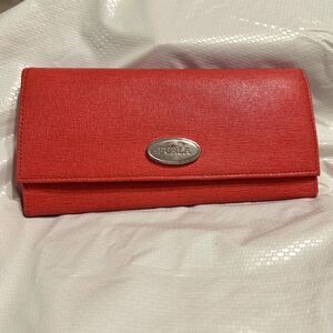 Furla Mango Women's Saffiano Textured Leather envelope Wallet